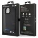 8. BMW Leder-Carbon-Hülle für iPhone 15 Plus – Schwarz