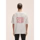 6. Casall Damen Oversized T-Shirt aus Baumwollmischung, Weiß