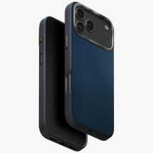 UNIQ Lyden DS Hülle für iPhone 17 Pro Max mit Magclick-Ladefunktion – Blau und Schwarz