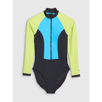6. Langarm-Badeanzug für Damen 4F 4FWSS25USWSF085-33S