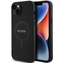 Guess GUHMP15MPSAHMCK iPhone 15 Plus 6,7" schwarz/schwarzes Hardcase Saffiano MagSafe
