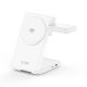 5. Tech-Protect A56 3-in-1 MagSafe 25W Qi2.2 Kabelloses Ladegerät + USB-C / USB-C Kabel 100cm - Weiß