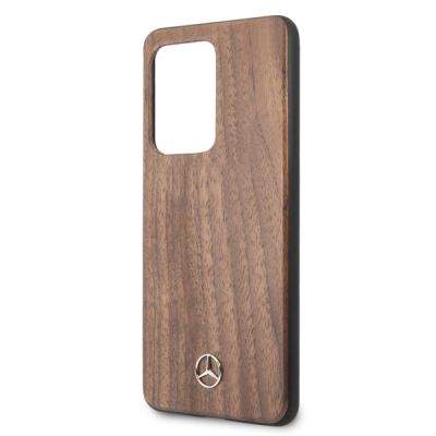 3. Mercedes Wood Line Walnut Case für Samsung Galaxy S20 Ultra - Braun