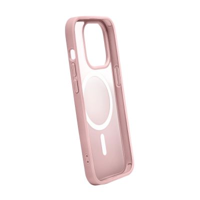 3. Puro Gradient MagSafe Silikonhülle für iPhone 15 Plus – Rosa