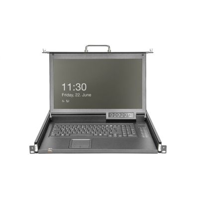 7. Digitus DS-72220-7GE Rackkonsole 43,2 cm (17") 1920 x 1080 px Schwarz 1 HE
