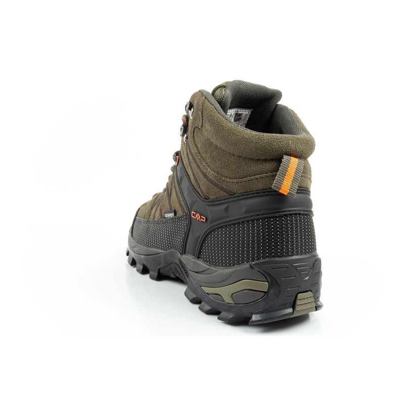 5. CMP Rigel Herren Trekkingschuhe Leder strapazierfähig wasserdicht knöchelhoch oliv