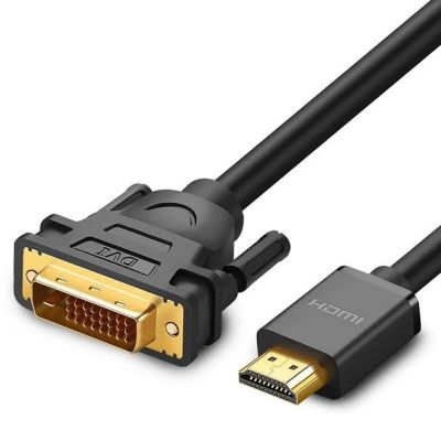 Ugreen HD106 DVI 24+1 Pin/HDMI FHD 60Hz Kabel 1,5 m (schwarz)
