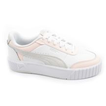 Puma Damen-Sportschuhe Carina Mia Sneaker aus Leder, weiß