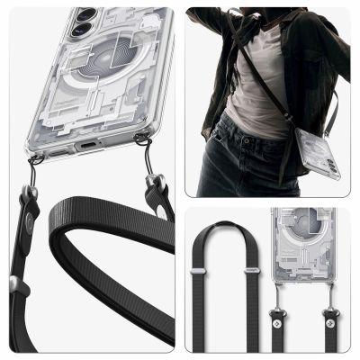 22. Spigen Ultra Hybrid Mag MagSafe Hülle für Samsung Galaxy S26+ Zero One – Transparent und Weiß