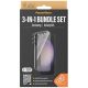 4. PanzerGlass Bundle 3in1 transparente Hülle + Folie + Kameraschutz für Samsung Galaxy S24