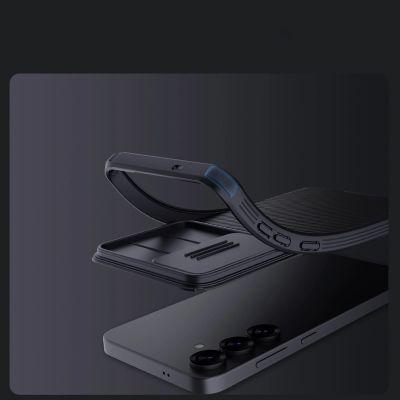 8. Nillkin CamShield Pro Hülle für Samsung Galaxy S25 mit Kameraabdeckung – Schwarz