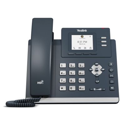 Yealink MP52 E2 Teams VoIP-Telefon, graues LCD-Display