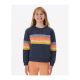 RIP CURL Melting Waves Crew Sweatshirt - Mädchen Marineblau