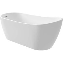 Freistehende, asymmetrische Acrylbadewanne – 170 cm