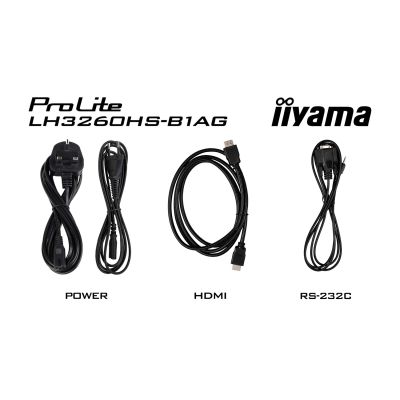17. Großformatmonitor iiyama LH3260HS-B1AG A 80 cm (31,5 Zoll) LED Wi-Fi 500 cd/m² Full HD Android 11 24/7 Schwarz