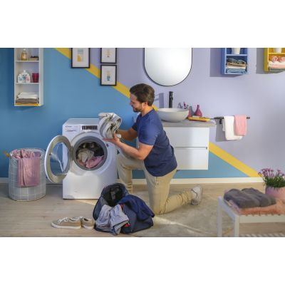 65. Candy Smart Pro Inverter CO 474TWM6/1-S Waschmaschine, Frontlader, 7 kg, 1400 U/min, Weiß