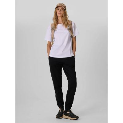 5. Locker geschnittenes Damen-T-Shirt mit Aufdruck 4F 4FKAW26TTSHF4507-10S