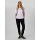 5. Locker geschnittenes Damen-T-Shirt mit Aufdruck 4F 4FKAW26TTSHF4507-10S