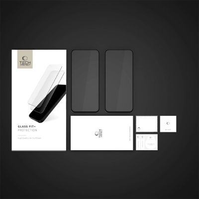 6. Tech-Protect Glass Fit+ 2er-Pack Panzerglas für Motorola Moto G15 / G15 Power / G05 / E15 - Schwarz