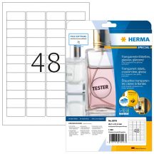HERMA 8016 Bedruckbare Etiketten Transparente Selbstklebende Bedruckbare Etiketten