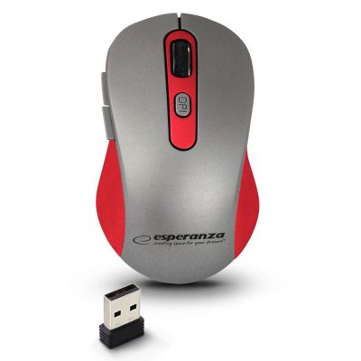 6. ESPERANZA KABELLOSE MAUS 2,4 GHz ADARA RED EM131R