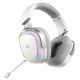 5. Rampage RETSU Kopfhörer, kabellos, On-Ear, Bluetooth 2,4 GHz, RGB, Weiß