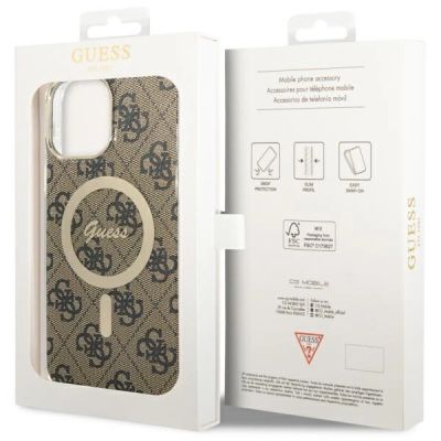 8. Guess GUHMP13XH4STW iPhone 13 Pro Max 6.7" Braun/Braun Hardcase 4G MagSafe
