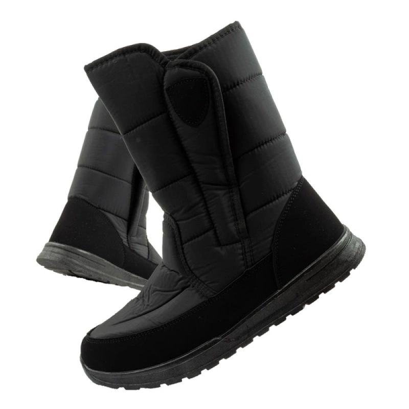 Progress Winterstiefel Schneestiefel Herren Warm Modische Boots mit Klettverschluss