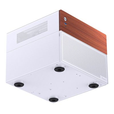 13. Jonsbo N4 WHITE Micro Tower Computer Security & Holders White