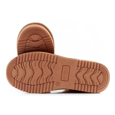 9. O'neill Tammy Slipper Boots Damen isoliert Schlupfstiefel modisch warm braun
