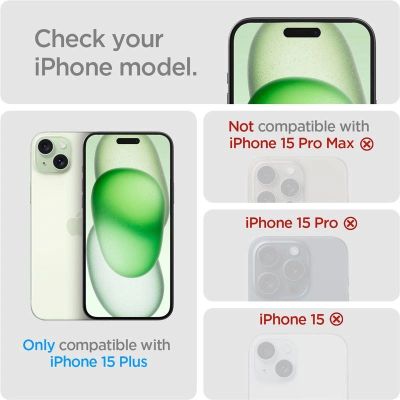 9. Spigen Glas.tR EZ Fit Privacy gehärtetes Glas für iPhone 15 Plus