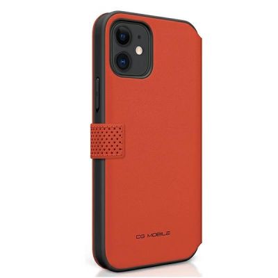3. Ferrari FESPEFLBKP12SRE iPhone 12 mini 5.4" rot/rotes Buch On Track Perforated