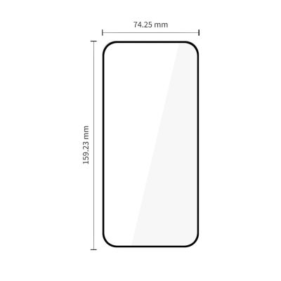 2. Tech-Protect Glass Fit+ 2er-Pack Schutzglas für Motorola Moto G67 / G77 - Schwarz