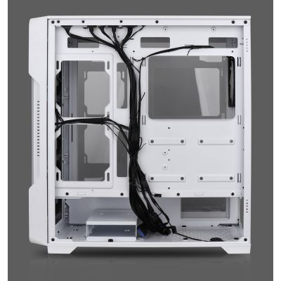 10. Nanoxia DS-9ARGB-W Midi-Tower-Computersicherheit & Halterungen Weiß
