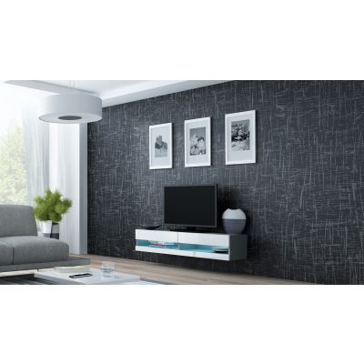 TV-Schrank VIGO NEW '140' 30/140/40 grau/weiß