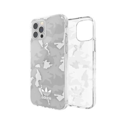 4. Adidas OR SnapCase Camo iPhone 12/12 Pro transparent/weiß 43705