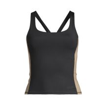 CASALL Damen-Tanktop mit formgebendem Block-BH, Schwarz