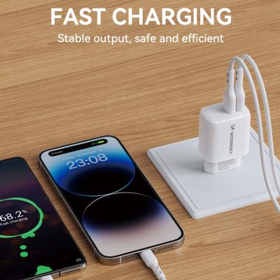 9. Wozinsky CUWCW 2.4A 2 x USB-A Wandladegerät - Weiß