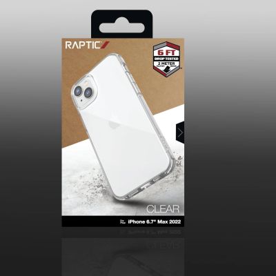3. Raptic X-Doria Clear Case iPhone 14 Plus gepanzerte durchsichtige Hülle