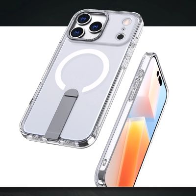 5. Hybrid Armor X Schutzhülle für Samsung Galaxy S25 FE mit Ständer, kompatibel mit MagSafe – Transparent
