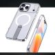 5. Hybrid Armor X Schutzhülle für Samsung Galaxy S25 FE mit Ständer, kompatibel mit MagSafe – Transparent