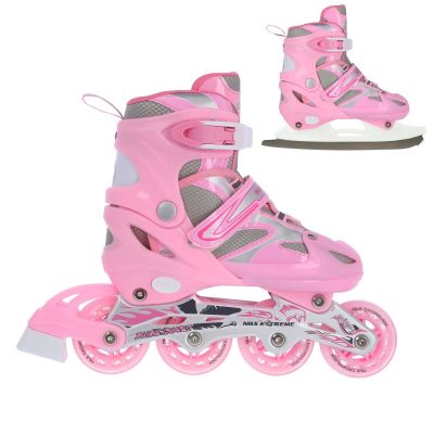 65. Nils Extreme 2in1 Pink Inlineskates, Größen 39-42 NH18366 A