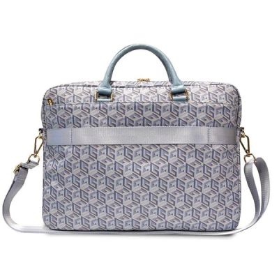 3. Guess GCube Stripes Tasche für einen 16-Zoll-Laptop – blau