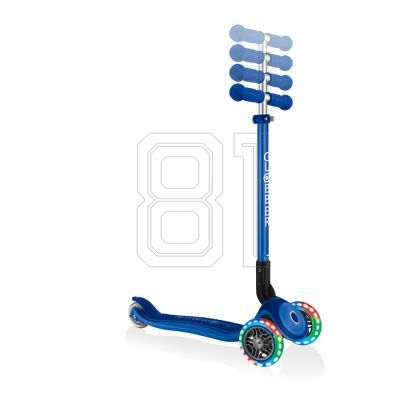 8. Globber Primo Faltbarer Plus Lights Jr 439-100 3-Rad-Scooter