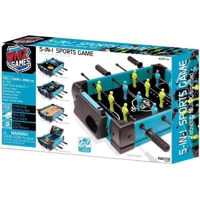 7. Fußball, Tischtennis, Anschlussmöglichkeit, Bowling, Basketball – 5 in 1