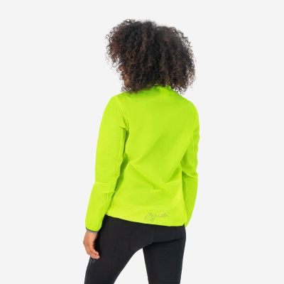 4. Rogelli Damen-Regenjacke ESSENTIAL fluor 2XL
