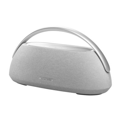 6. Harman/Kardon Go + Play 3 Tragbarer Stereo-Lautsprecher, Grau/Silber, 160 W