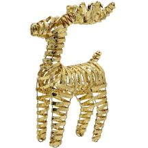 Rentier-Dekoration 60 cm 60 LED Gold