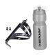 DUNLOP 750ML FAHRRADTRINKFLASCHE MIT KÄFIG SILBER