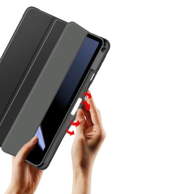 20. Dux Ducis Toby Armored Flip Smart Case für Oppo Pad mit Stifthalter Schwarz